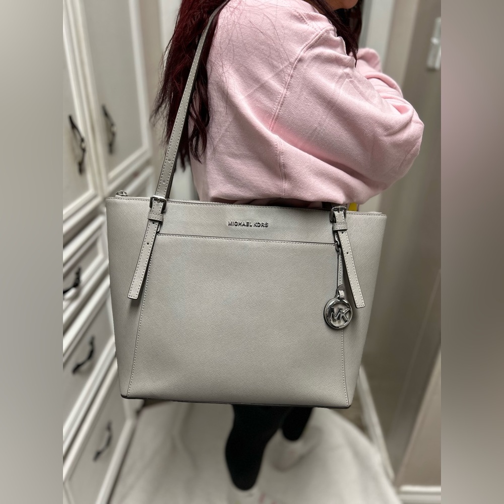 Beautiful Grey MK Tote